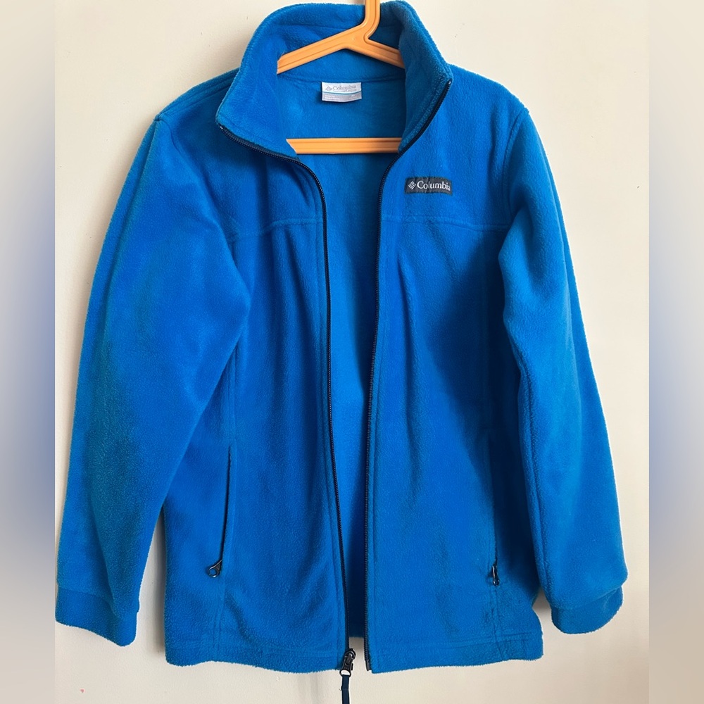 Columbia Vibrant Blue Full-Zip Fleece